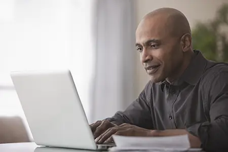 man on laptop