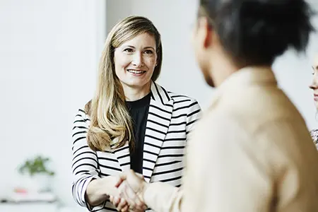 meeting handshake